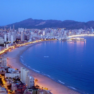 Benidorm by night